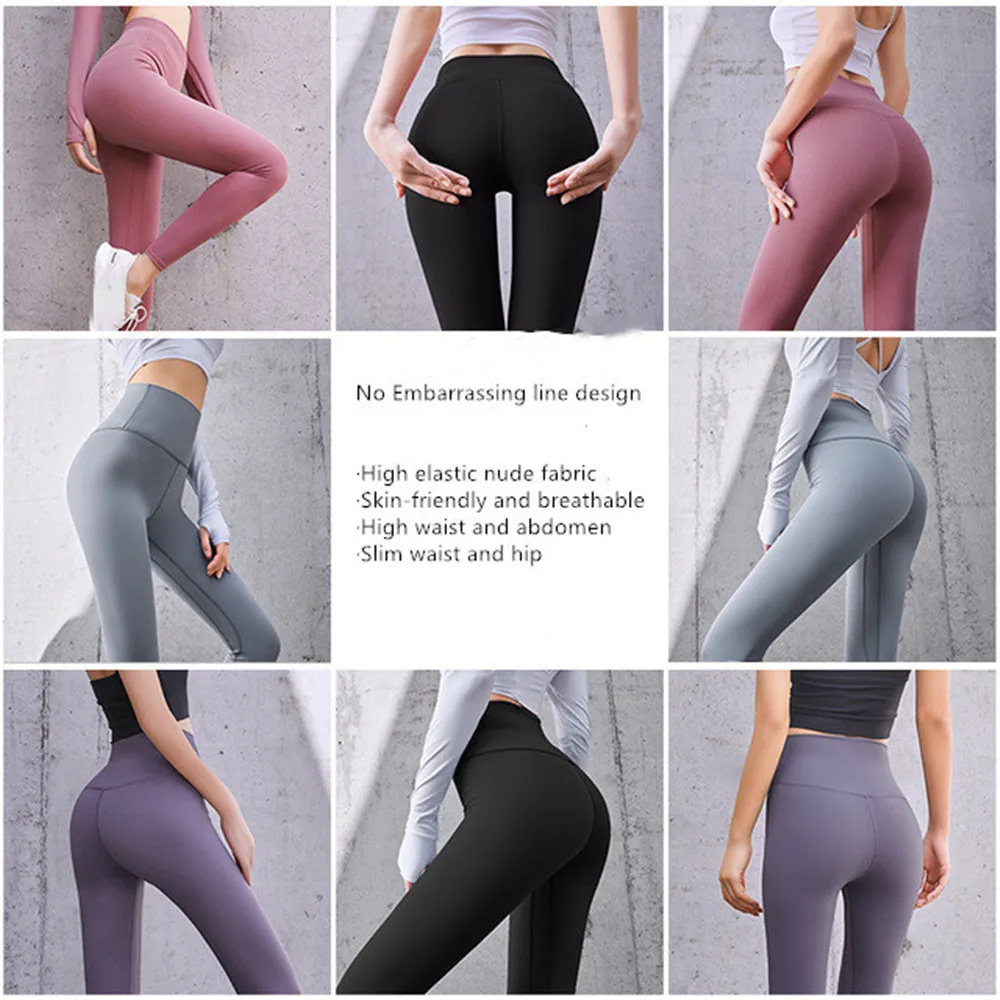 

New hot Sport pants Women Gym High Waist Push Up Pants Jacquard Fitness Running Trousers Woman Tight Sport Pant