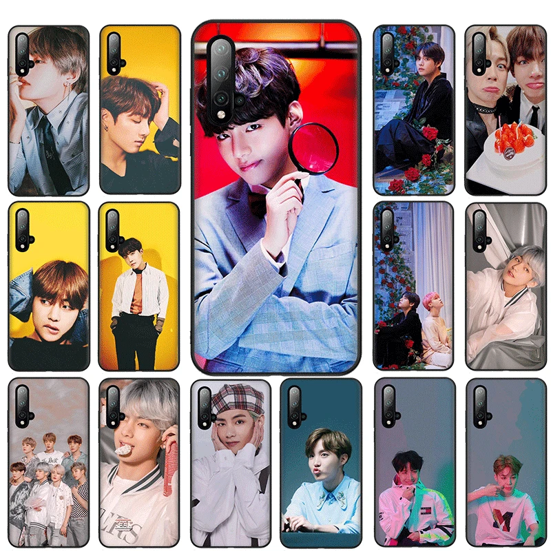 Чехол для телефона KPOP в стиле хип хоп V Jin Taiheng черный ТПУ чехол Huawei P Smart Plus 2018 2019 Z Y6