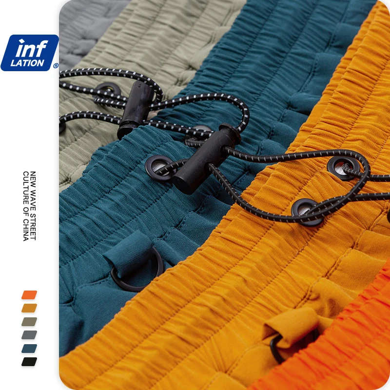 Эластичные мужские шорты на шнурке летние свободные прямые для скейтборда