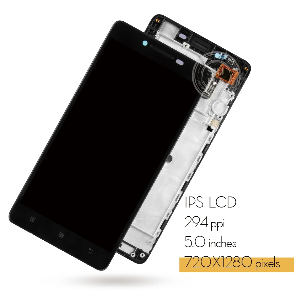 5," дисплей для lenovo A6000 536 ЖК сенсорный экран дигитайзер с рамкой для lenovo A6000 K3 K30-T ЖК-дисплей