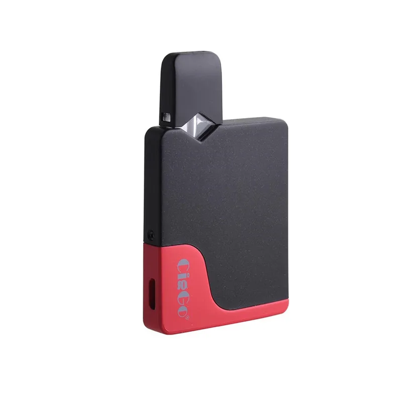 black and red kit Электронная сигарета Ciggo J Box Pod стартовый комплект с Pod для Juul 350 мАч батарея Vape коробка мод испаритель с 0,6 мл емкость Pod - Цвет: black and red kit