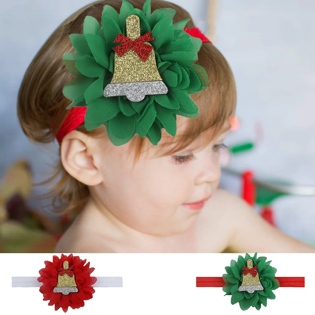 

Повязка на голову шифоновая с цветочным принтом для девочек, 2 цвета