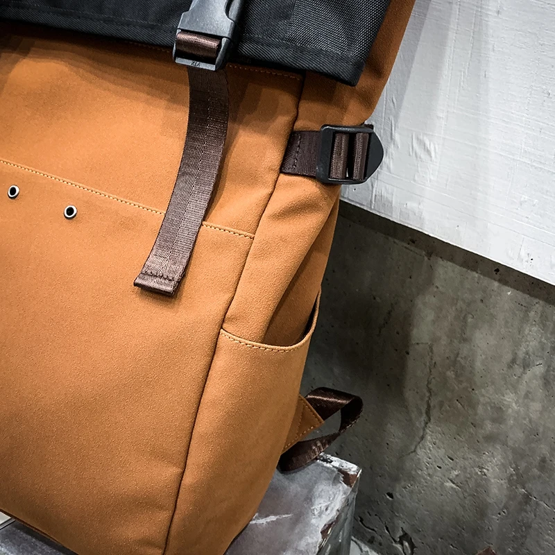 Новый модный мужской рюкзак ретро мужская дорожная сумка вместительный дорожный