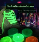 Светящиеся шнурки, 1 пара, светящиеся шнурки для вечеринок, для детей и взрослых, флуоресцентные шнурки