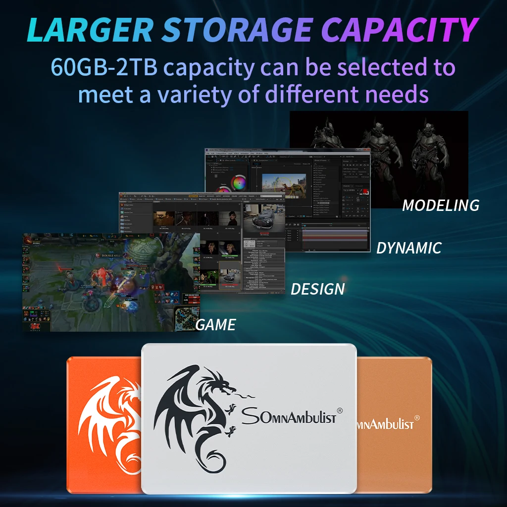 Ssd sata3 встроенный жесткий диск подходит для компьютеров ноутбуков и настольных 240