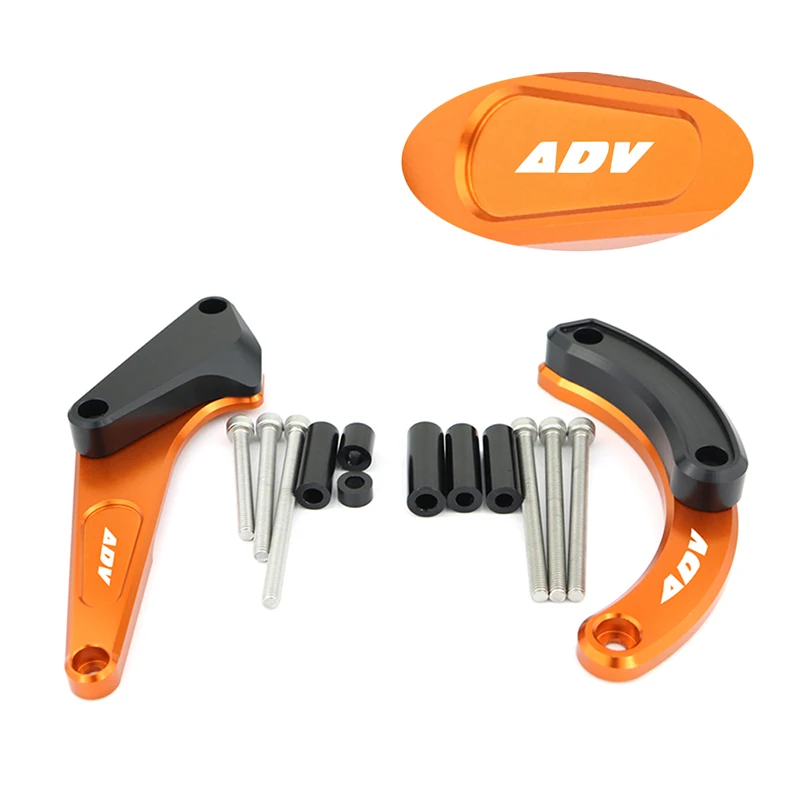 

Crash Protector For KTM 790 adventure 2019-2020 CNC Aluminum and POM Motorcycle Stator Engine Cover Guard Protector Frame Slider