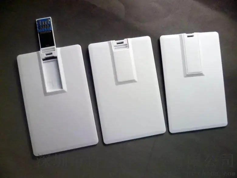 Usb-накопители изготовленным на заказ логосом кредитную карту в форме