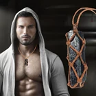 1 шт., подвеска из натурального черного турмалина в стиле ретро