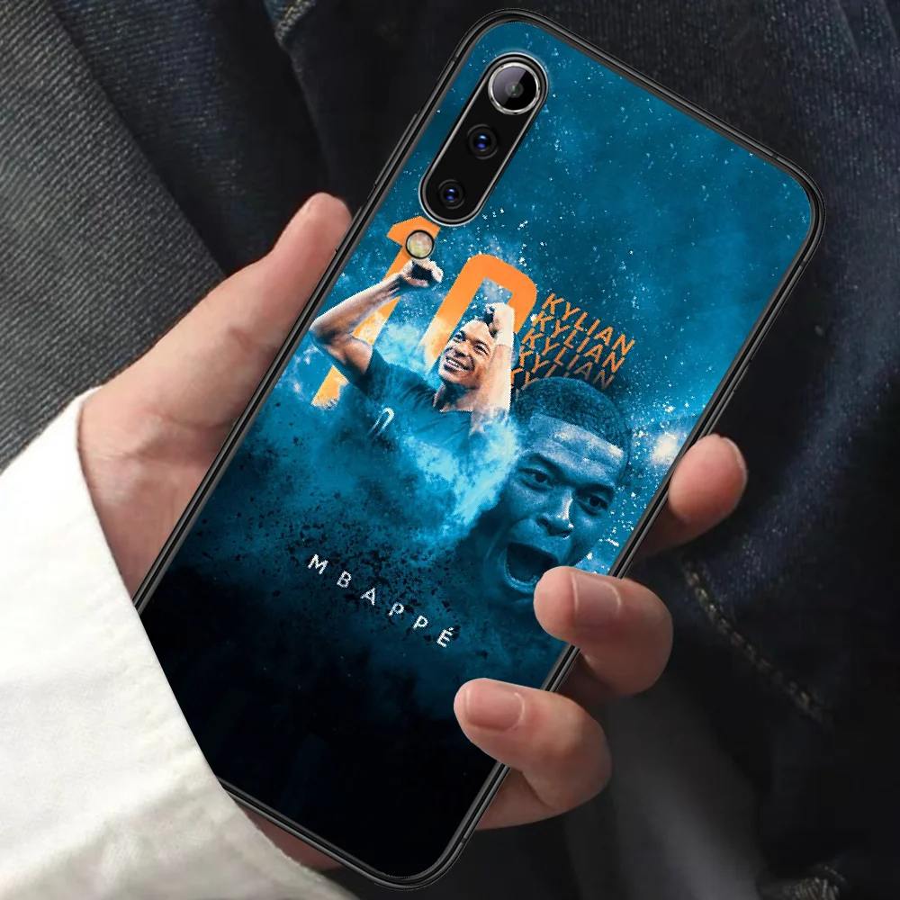 

Kylian Mbapp Football Phone Case For XIAOMI MI Note 8 9 T 10 Pro Lite SE A2 A3 POCO X M MAX 2 3 black Cover Pretty Back Luxury