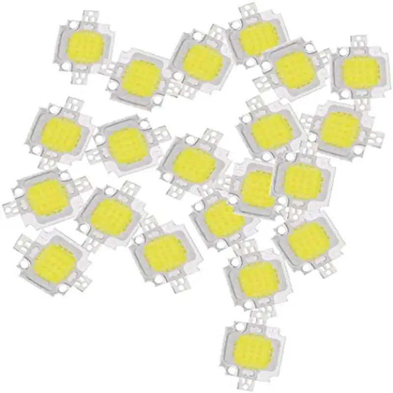 

20PCS 10W LED Bead White High Power LED Lamp Chip DC 9-12V