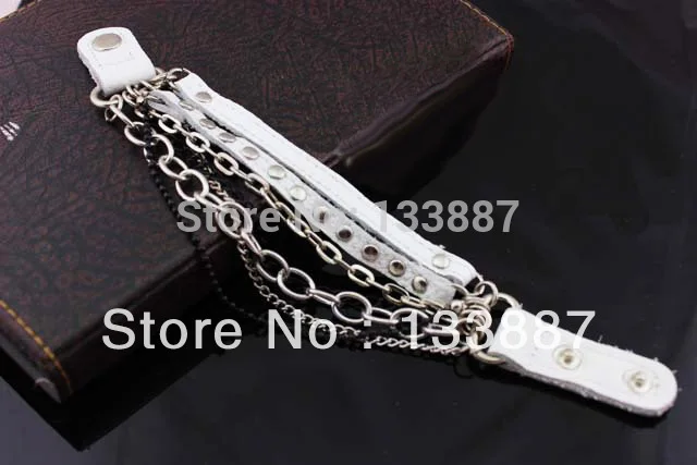 Многослойный кожаный браслет с дизайном Голливуда кожаные браслеты-гвоздики в