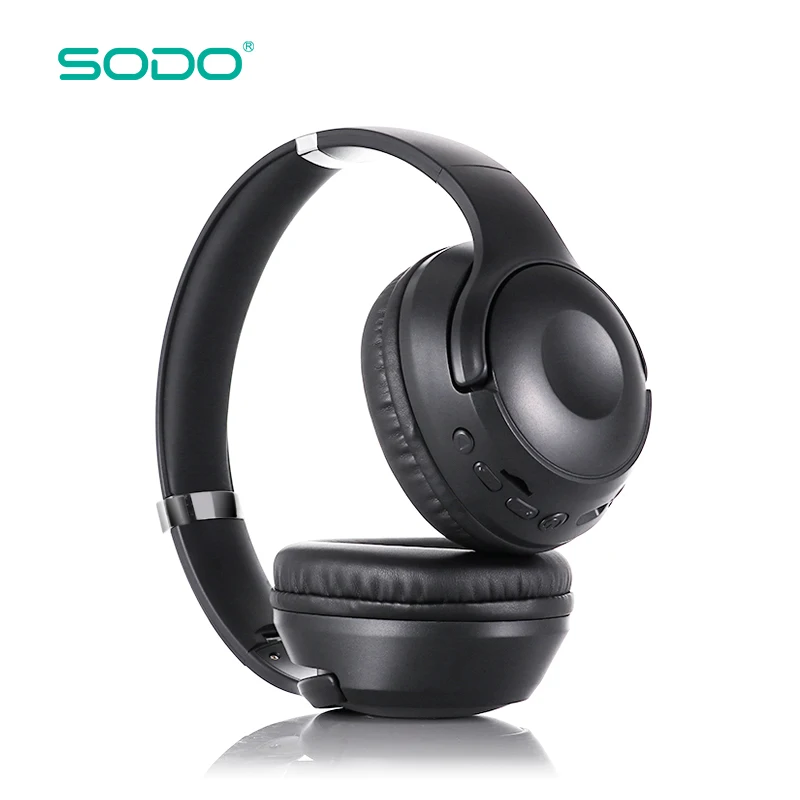 Оригинальные беспроводные наушники SODO 1010 NFC BT5.0 поворотный мини-динамик