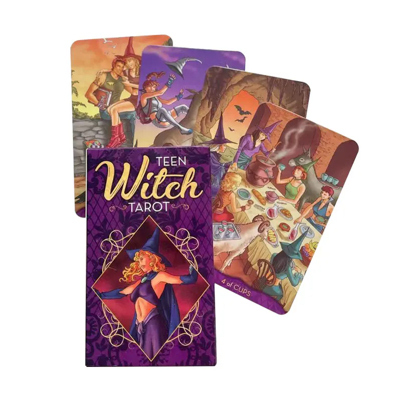 

Teen Witch Tarot Deck English Oracle Cards Family Party Playing Card For Game PDF Instructions