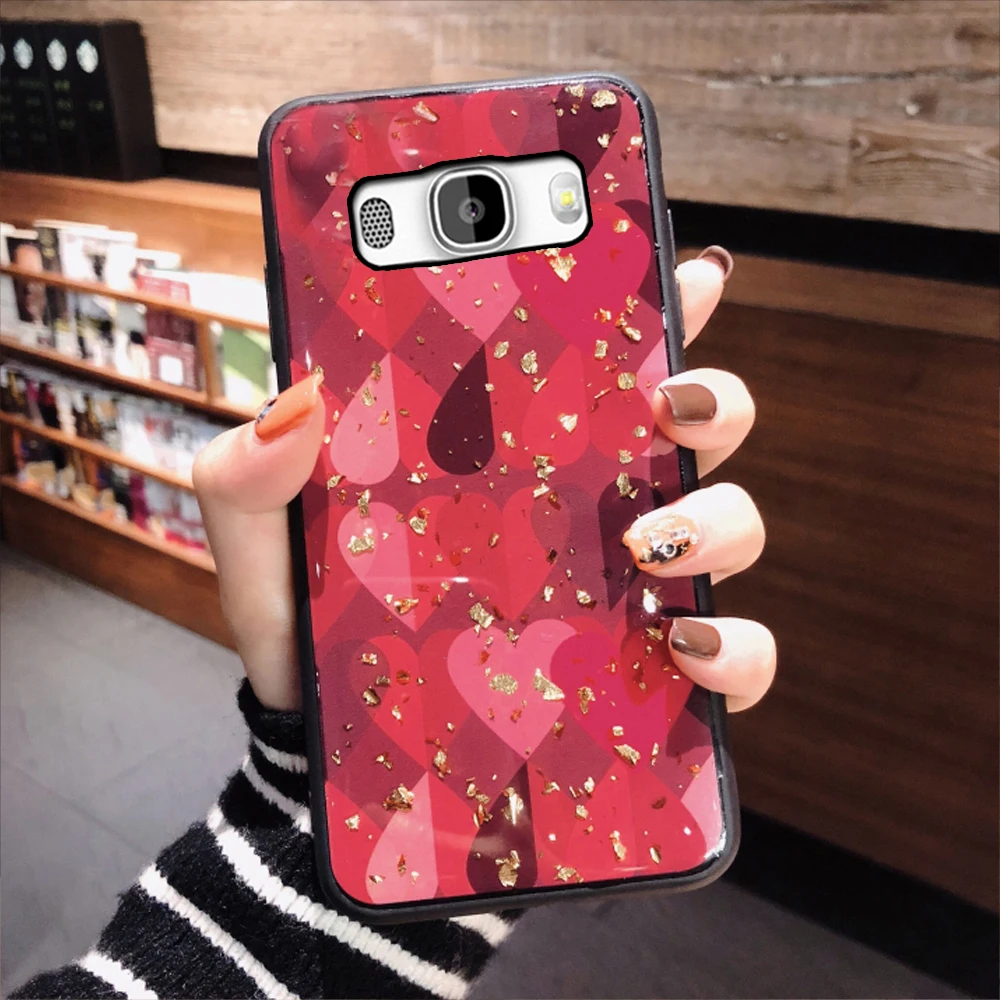 Red love чехол на заднюю панель телефона capinha coque для samsung galaxy j5 2016 j7 j 5 7 j510 j710