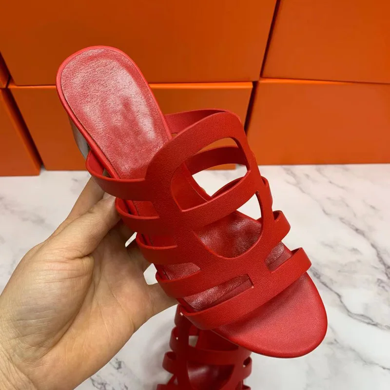 

slippers children 2021 new thick heel shoes for women to wear out in summer