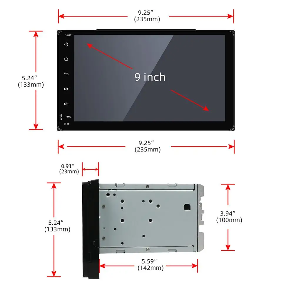 2din четырехъядерный 7 дюймов Android 10 0 автомобильный DVD плеер для Audi A4 GPS навигация