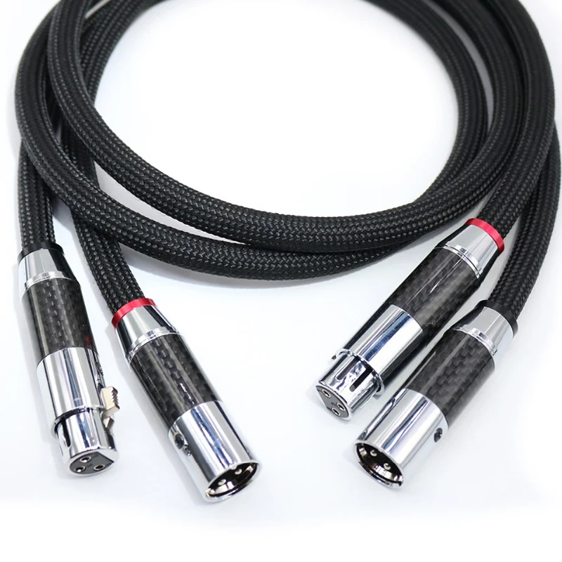 Hi end Fi FA 220 ПВХ 2 ядра Медь из бескислородной меди ПК OCC Женский XLR Сделано в Китае на