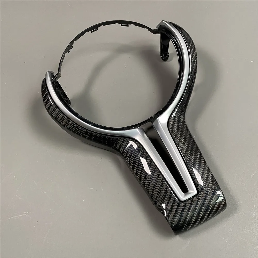 Чехол на руль из 100% натурального углеродного волокна для BMW M2 F87 M3 F80 M4 F82 M6 F06 F12 F13 X5M