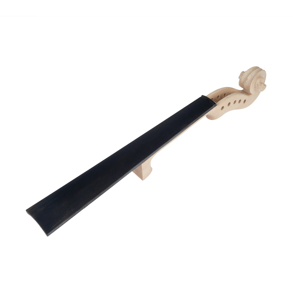 Незаконченный 5 шнур шеи Клен деревянная скрипка W/эбони Шея Запчасти