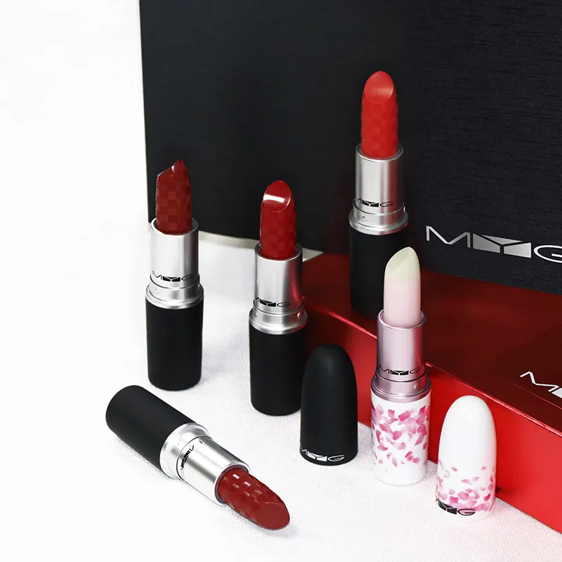 

MYG 6Colors Lipstick Set Moisturizer Waterproof Velvet Lip Gloss Long-lasting Makeup Nude Velvet Pigment Batom Birthday Gift