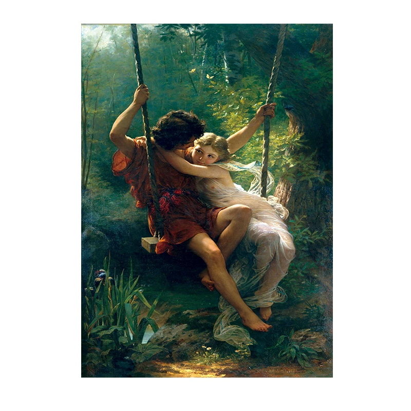 Французский художник Пьер огюстит Кот Весенняя Живопись Холст Плакаты принты