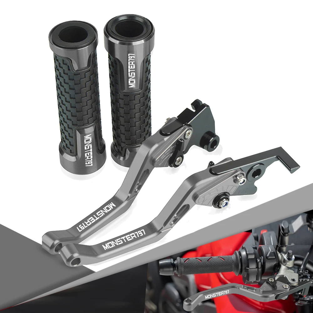 

Для мотоциклов DUCATI MONSTER797, MONSTER 797, 797, MONSTER 2017, 2018, алюминиевые Короткие тормозные рычаги сцепления, руль