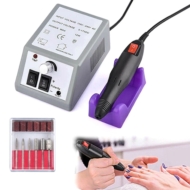 

Professional Electric Nail Drill Milling Machine For Manicure Pedicure Files Tools Kit Nail Polisher Grinding Glazing Machine