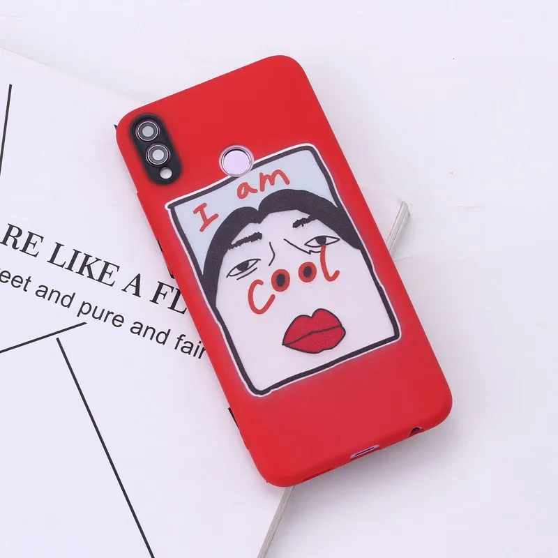For Huawei Mate 20 P30 P20 Pro Lite Nova 5 Honor 9x 8x I AM COOL Girl Memes Camera Protect Soft TPU Phone Case Cover |