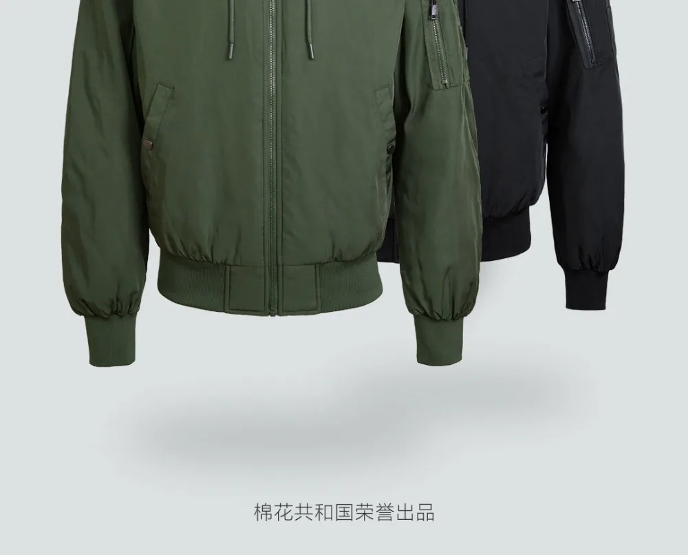 Новинка Xiaomi Хлопковая мужская женская теплая куртка для хранения тепла, удобная ветрозащитная зимняя куртка с капюшоном