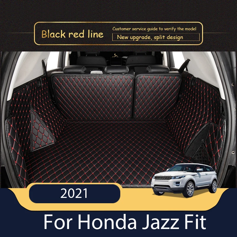 Кожаный коврик для багажника автомобиля Honda Jazz Fit 2021 аксессуары внутренний