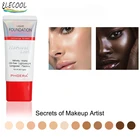 ELECOOL основа для лица Жидкая Основа макияжа полное консилер Косметика долговечный Увлажняющий Осветляющий инструмент для кожи