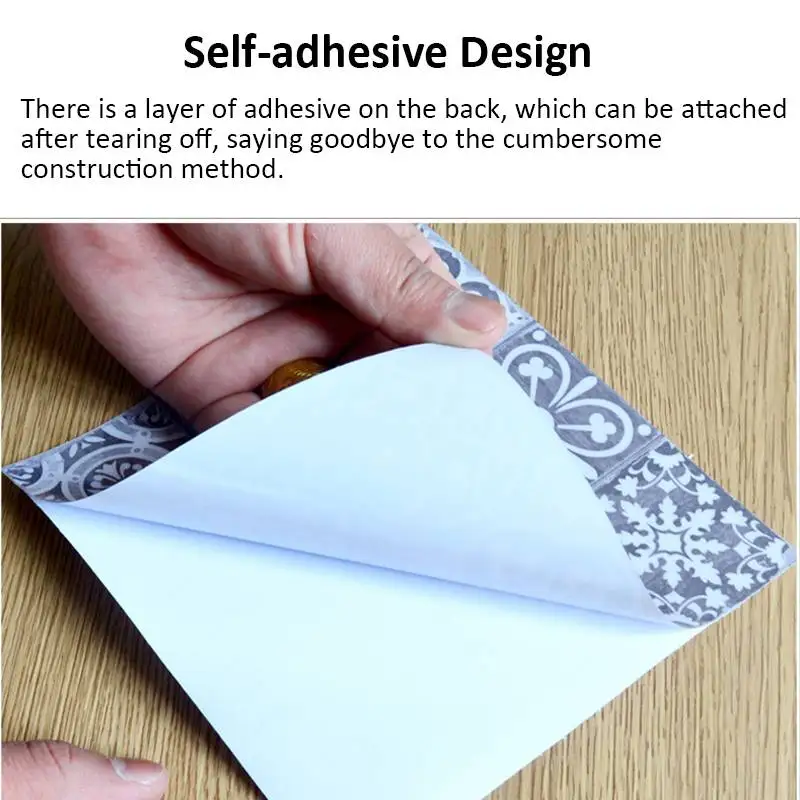 

20pcs/set 3 Size Self Adhesive Kitchen Bathroom Tiles Waterproof Tile Stickers Wall Decals Wallpapers Kitchen Utensils