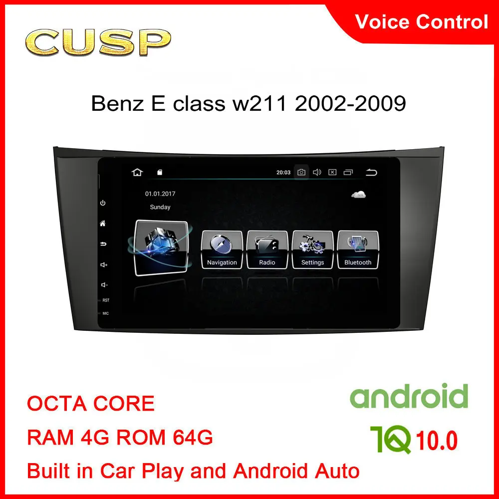 

Mercedes-Benz E CLASS GPS RADIO ANDROID CAR GPS FOR Benz w211 2002- AUDIO CAR STEREO ANDROID 4G+64G Car Multimedia NAVI Voice