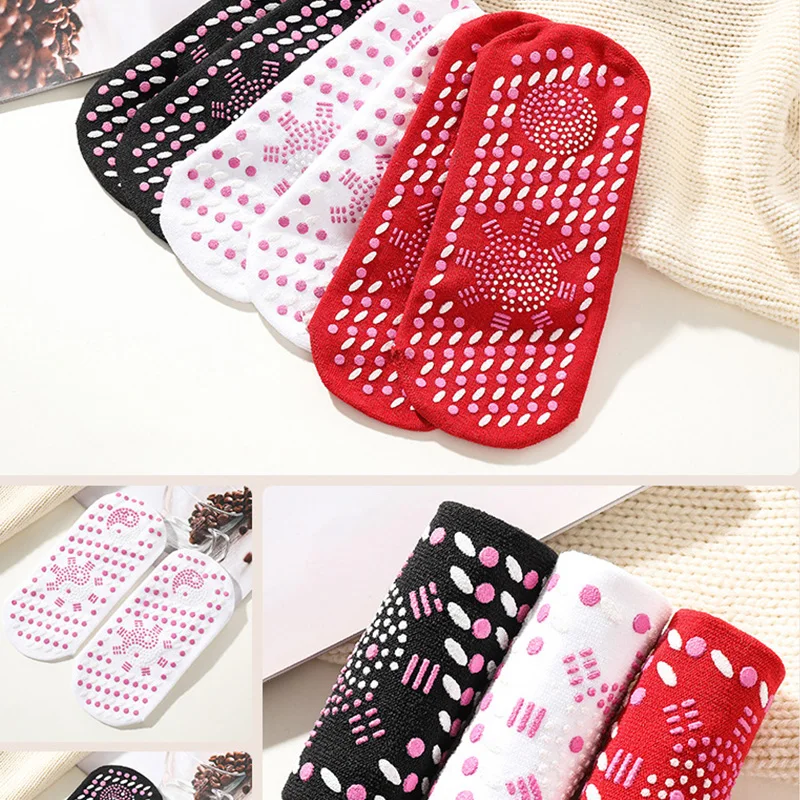 Магнитные терапевтические носки унисекс с самонагревом спортивный массажер для