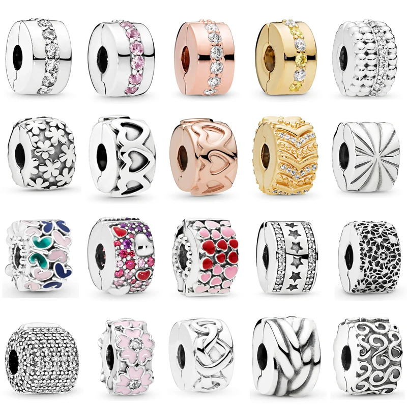 Браслет с подвеской из серебра 925 пробы фианита в форме сердца для браслета