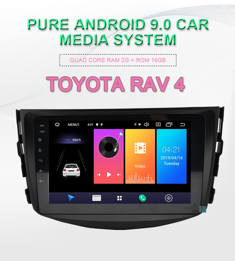 Navivox Android 8,1 автомобильный dvd-плеер для Toyota RAV4 Rav 4 2007 2008 2009 2010 2011 2 din 1024*600 автомобильный dvd gps wifi rds