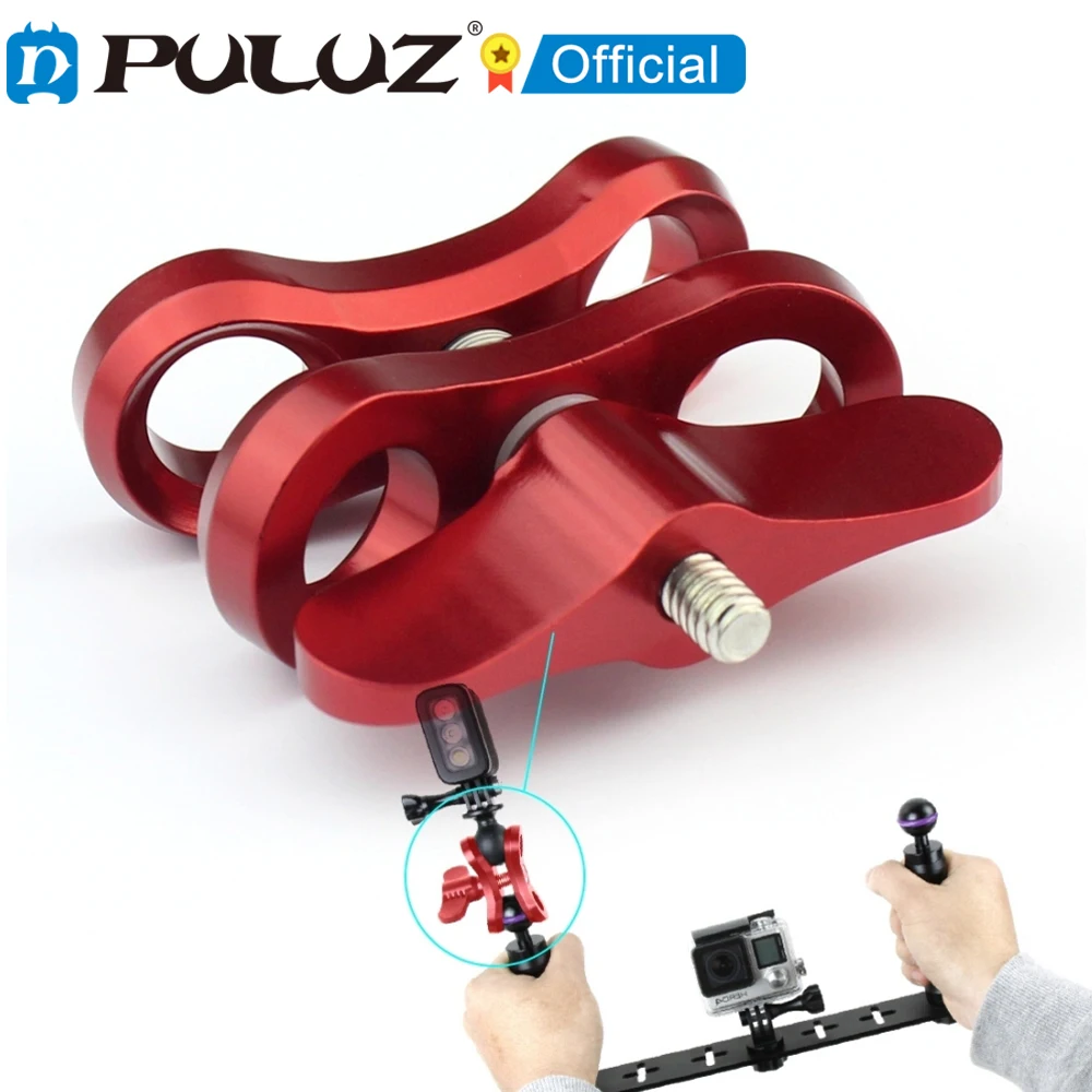 Шаровой Зажим PULUZ кронштейн для камеры с закрытым отверстием дайвинга ЧПУ