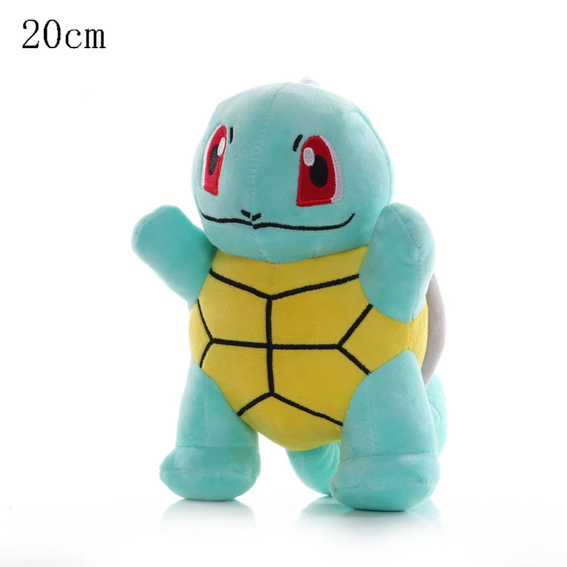 

1pcs 10-25cm Pichu Vulpix Squirtle Cyndaquil Spheal Charmander Snorlax Lapras Totodile Plush Toys Doll for Children Gifts