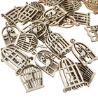 50 шт. деревянная клетка Форма Висячие украшения дома вечерние Украшение стола DIY Скрапбукинг ремесла для художественного оформления ногтей, ручная работа