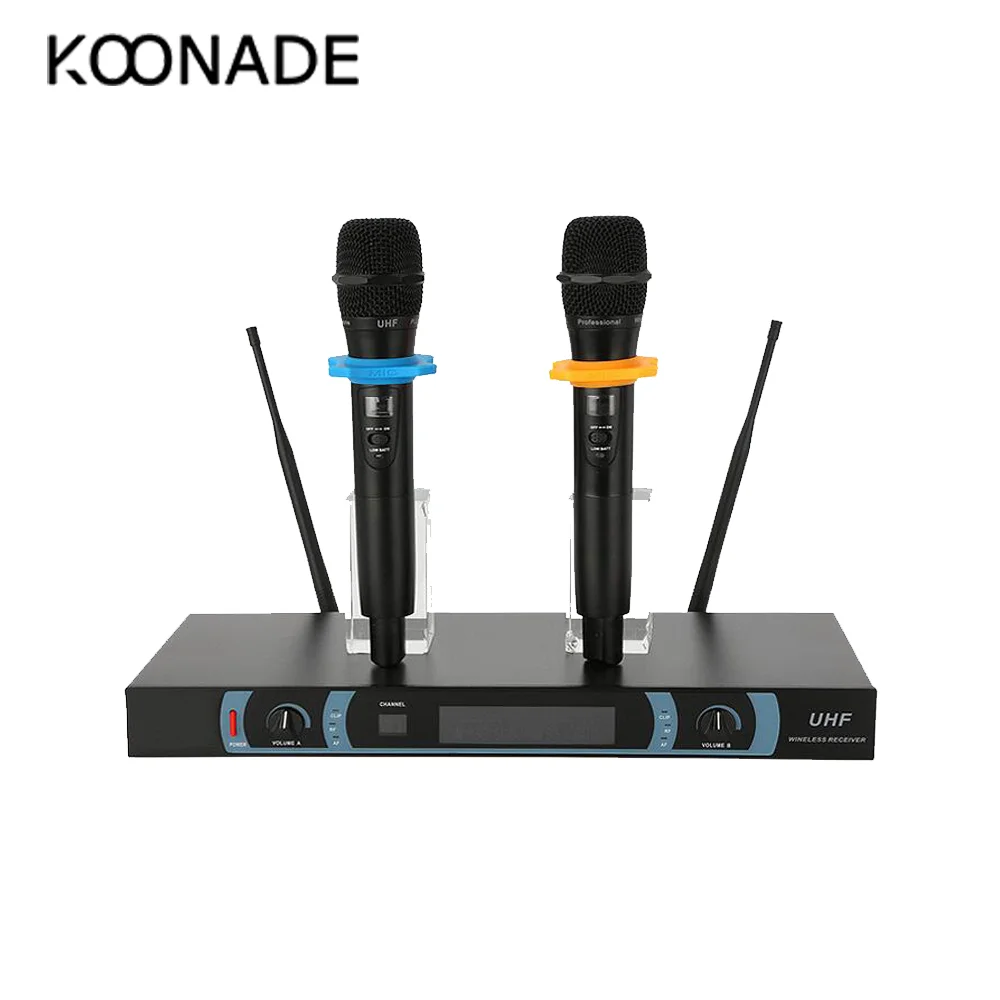 

Wireless Microphone One with Two True U Section K Song Home Conference Amplification Mic Headset Dynamic Microphone Karaoke