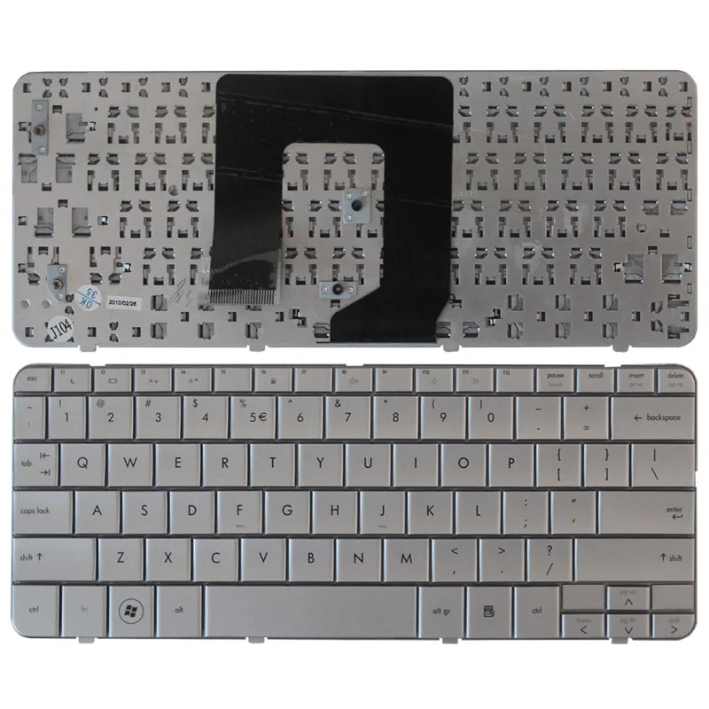 Новая клавиатура для ноутбука HP Pavilion DM1-1000 DM1 dm1-1027tu DM1-1005TU Серебряная замена |