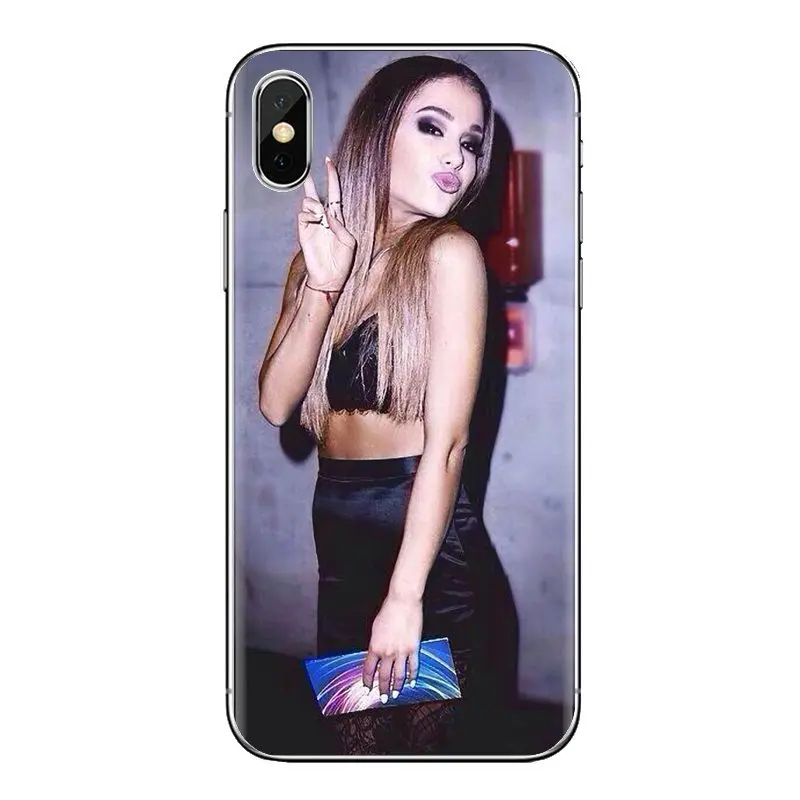 For Samsung Galaxy J1 J2 J3 J4 J5 J6 J7 J8 Plus 2018 Prime 2015 2016 2017 Silicone Shell Case ariana grande Gril music celebrity |