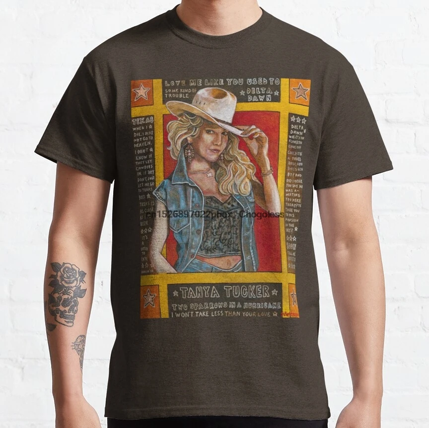 Мужские футболки Tanya Tucker Женская Мужская футболка|Мужские футболки| |