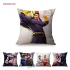 Милый уютный мультяшный бойфренд, сексуальный драпировочный медведь, красивый человек, искусство дома, искусство, чехол ЛГБТ, гей-арт, льняная наволочка