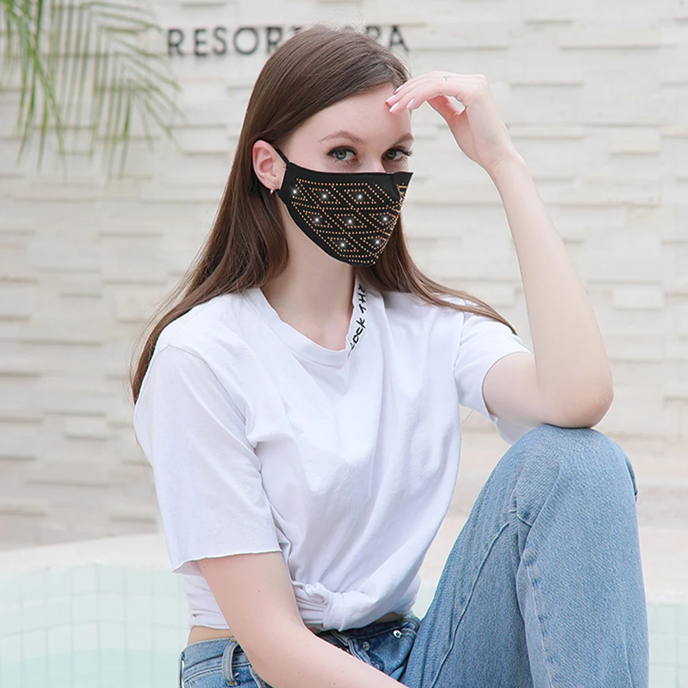 

Facemask Adult Face Mask Fashion Butterflies Printing Washable And Reusable Mask Dustproof Windproof Breathable Face Mask