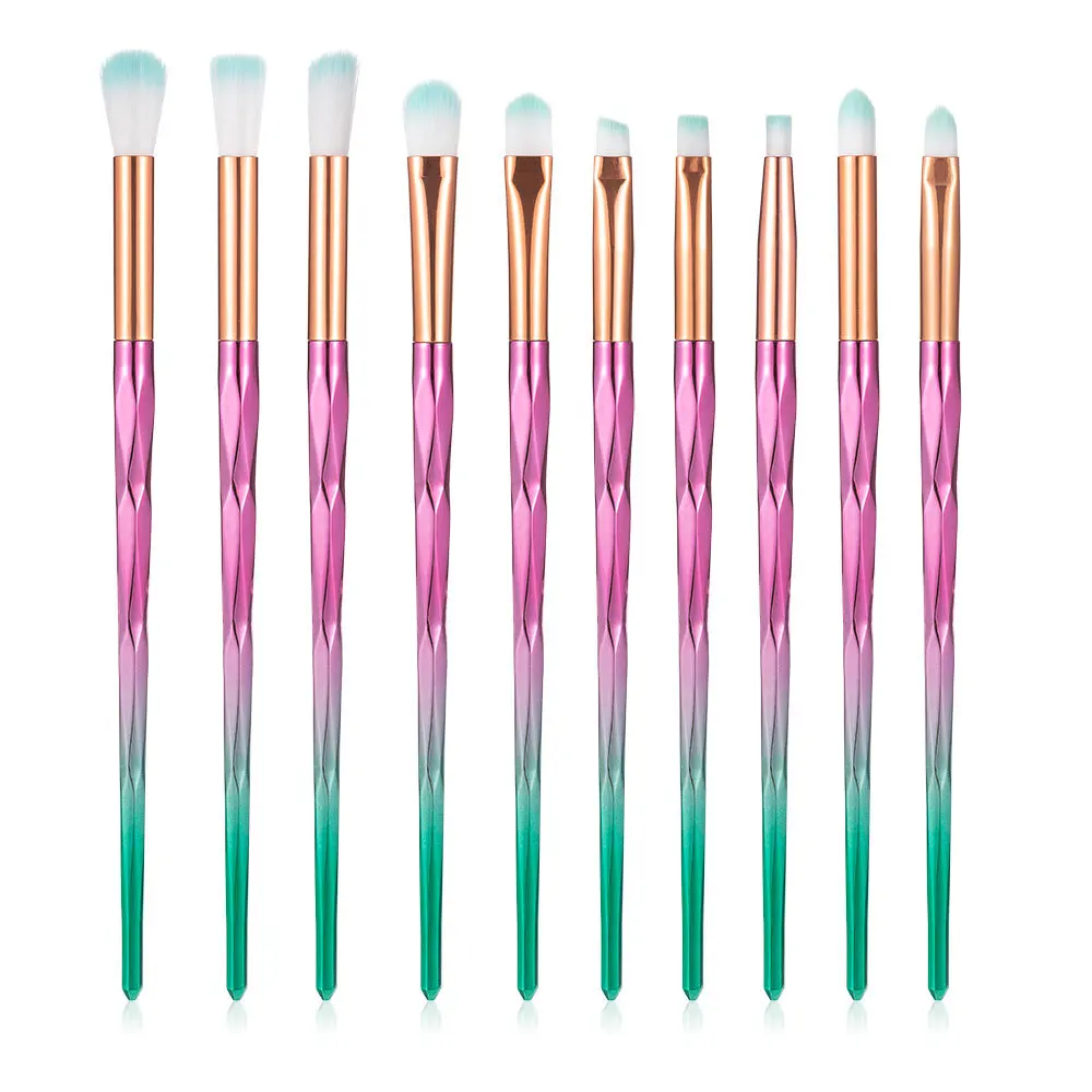 10 шт. набор кистей для макияжа в виде единорога | Красота и здоровье