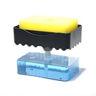 Дозатор жидкого мыла с губкой, 13 унций