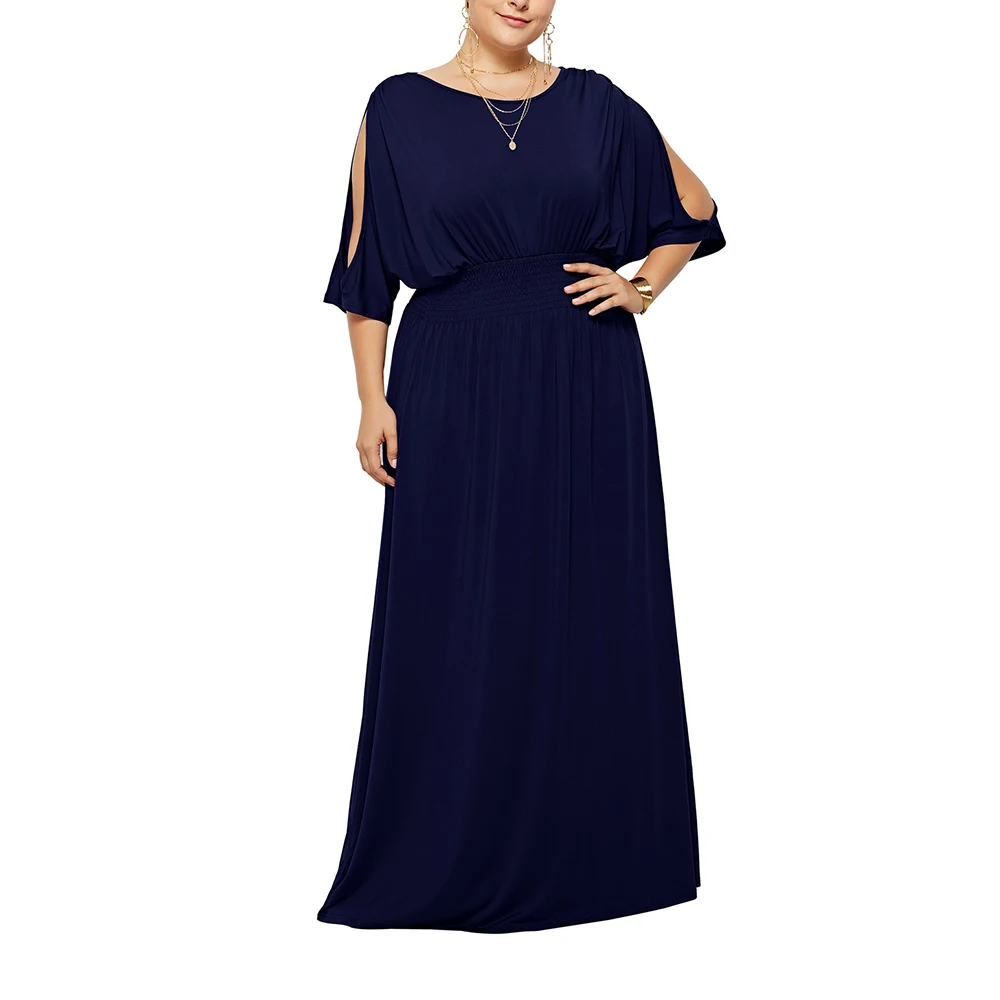 Большой Размеры женское Макси платье Элегантное Длинное Вечернее Платье размера