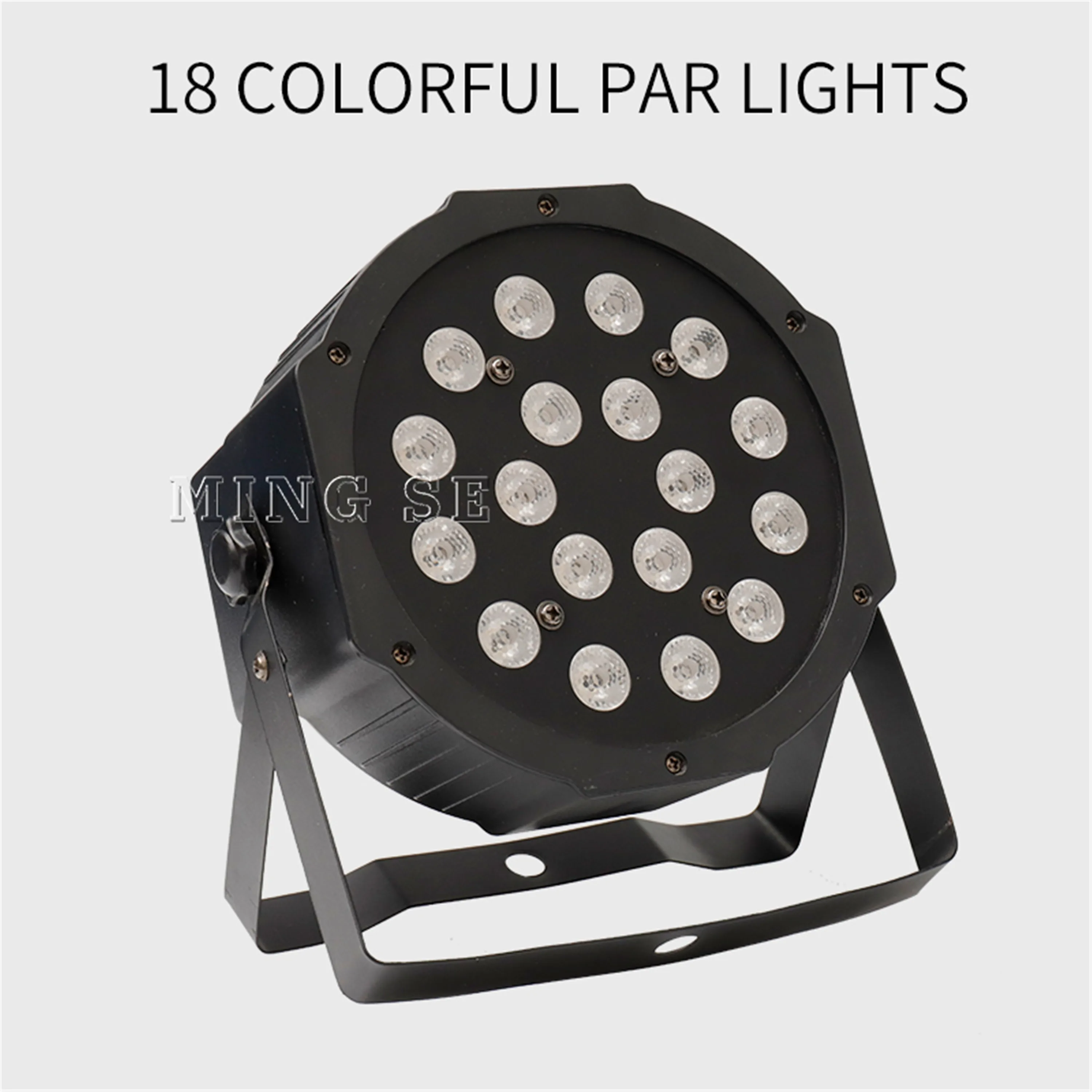 Светодиодный светильник Par 18x3W 54W высокой мощности RGB Светильник с DMX512 Master Slave LED Flat