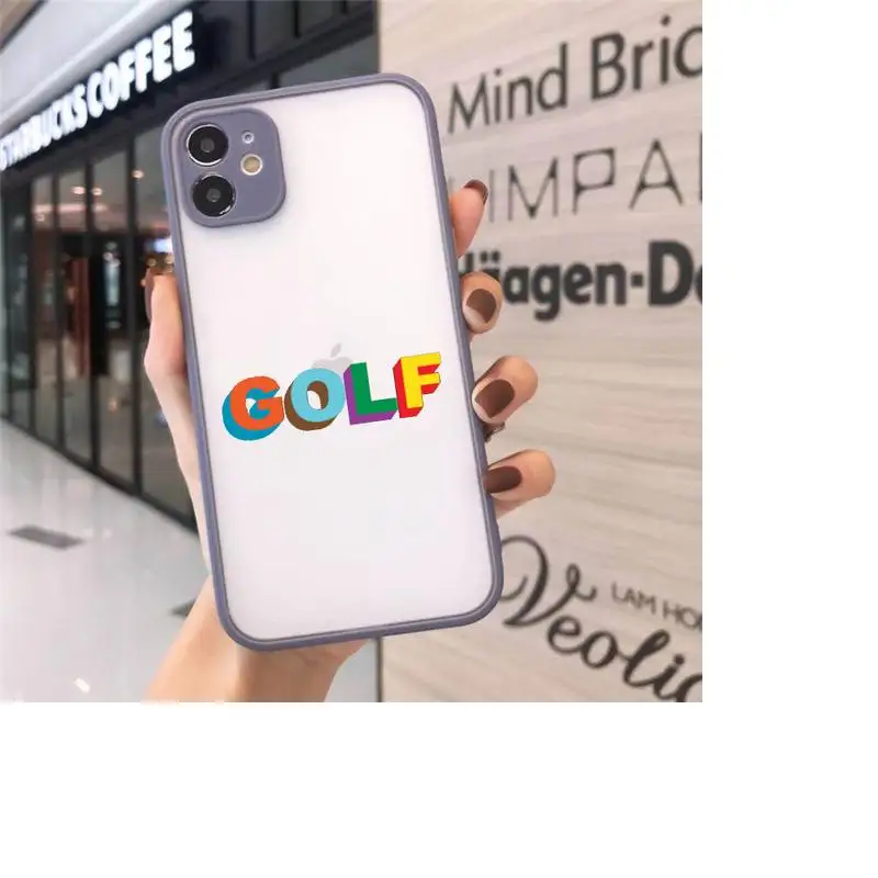 

Tyler Creator golf Phone Cases Matte Transparent for iPhone 7 8 11 12 s mini pro X XS XR MAX Plus cover funda